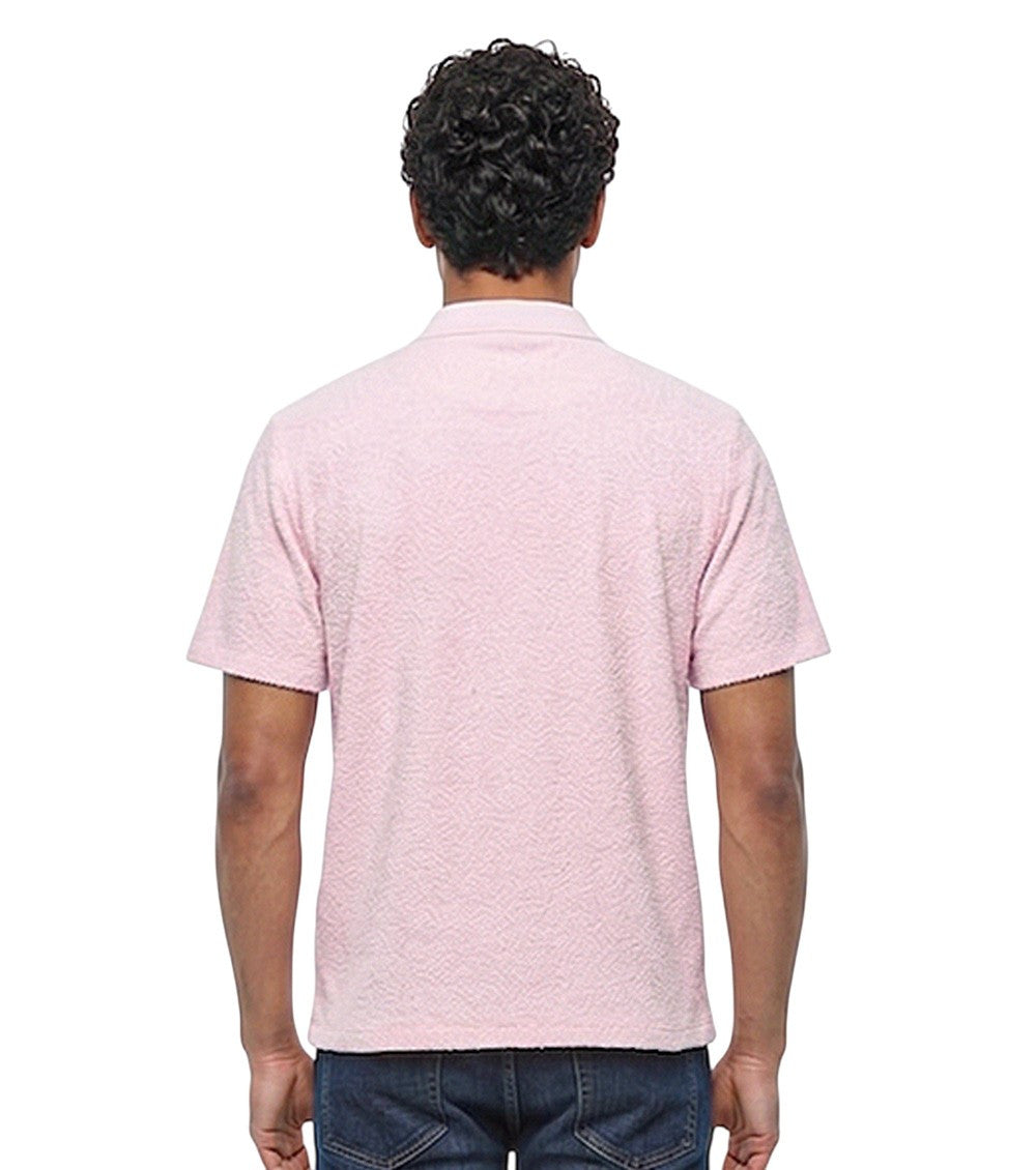 Pink Logo Collar Polo 2