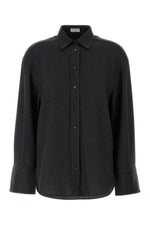 Grey Relaxed Solid Shirt 1