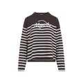 Brown Stripes Crew Neck Sweater 1