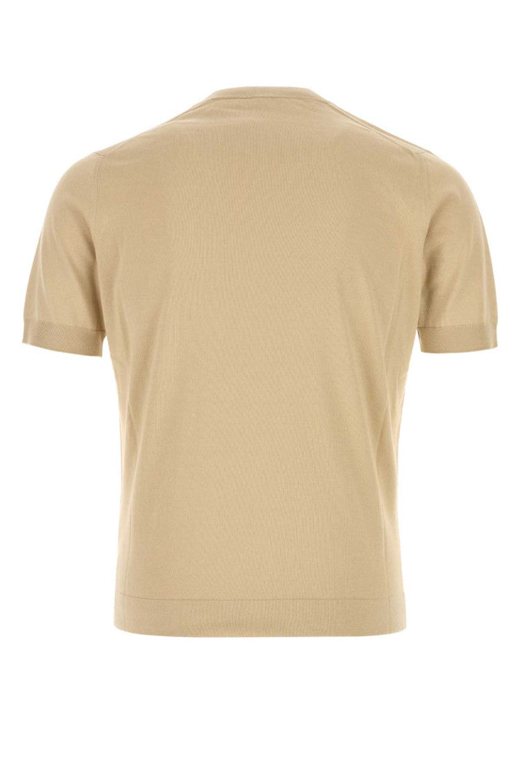 Beige Crew Neck Sweater 2