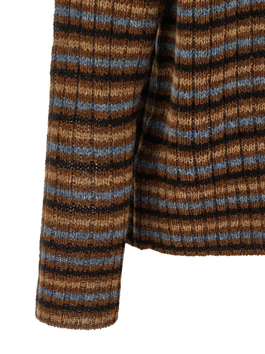 Brown Crew Neck Sweater 4