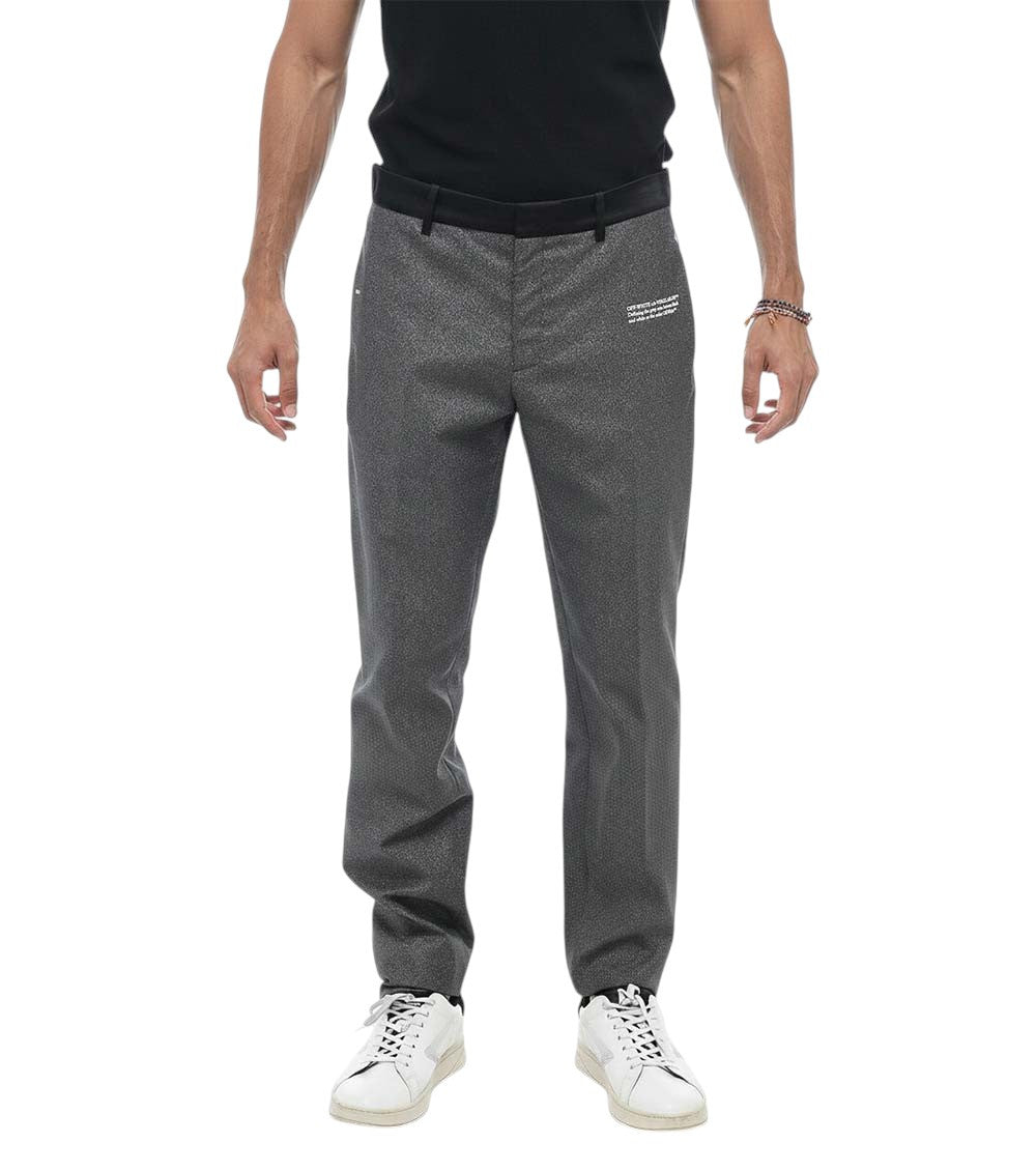 Dark Grey Tailored Trousers 1