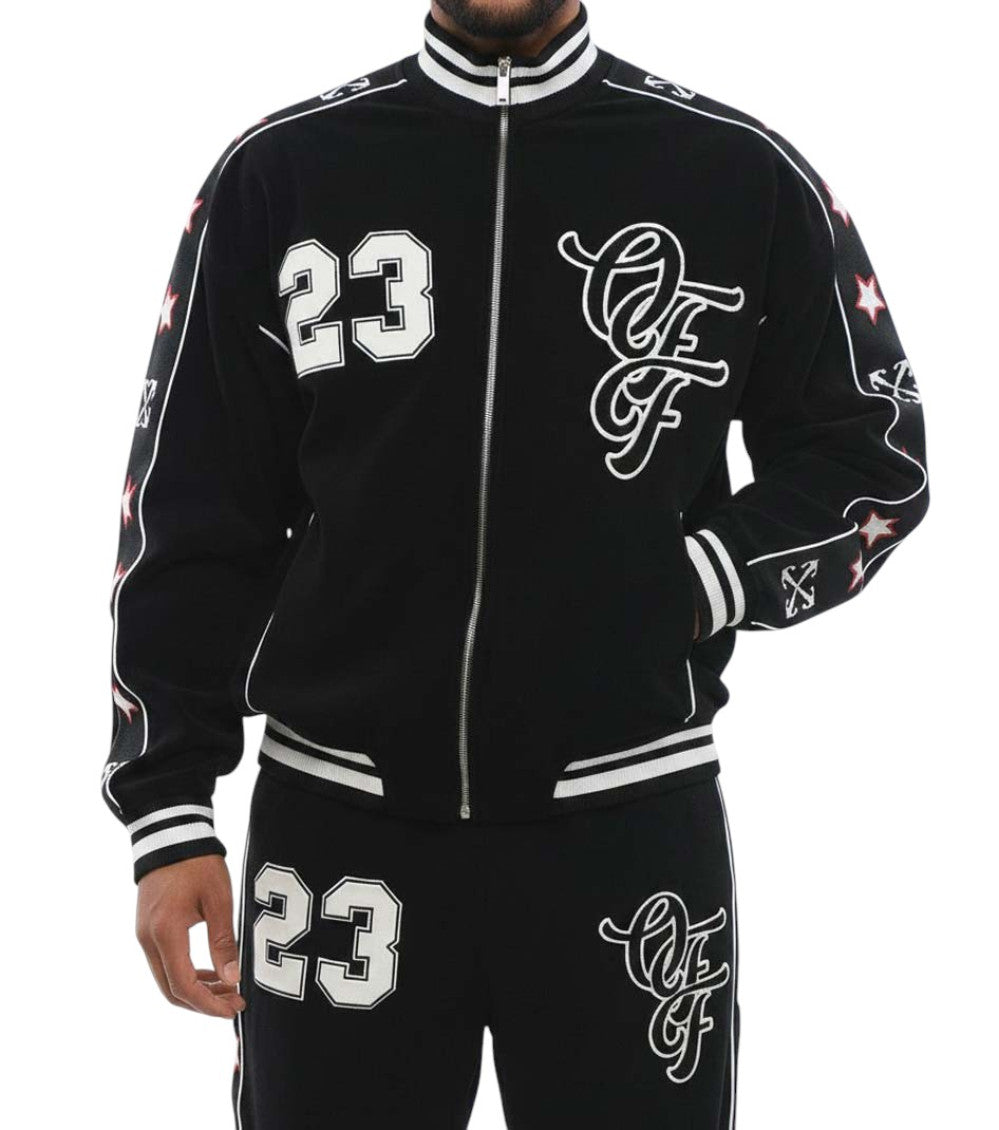 Black Logo Bomber Jacket 1