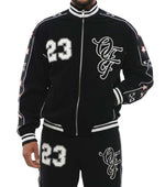 Black Logo Bomber Jacket 1