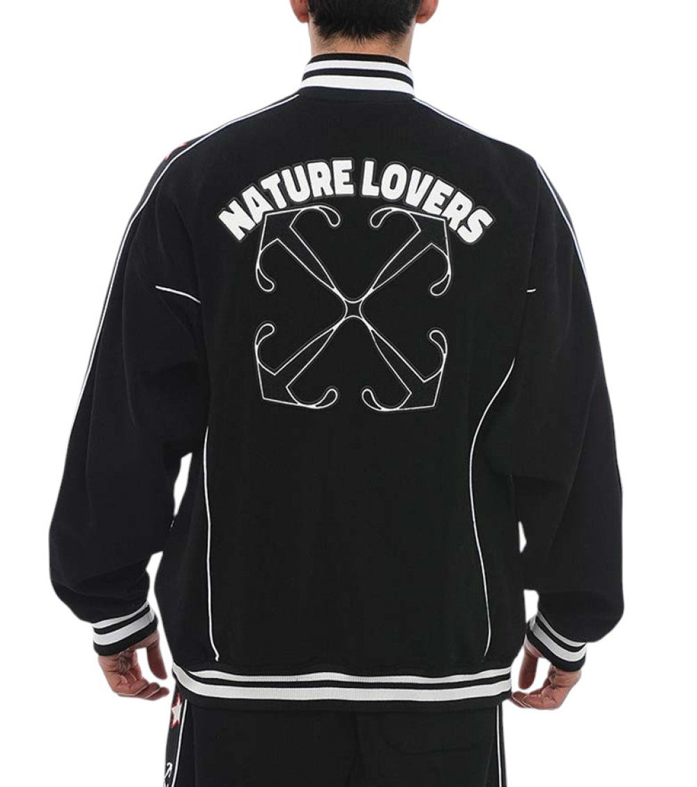 Black Logo Bomber Jacket 2