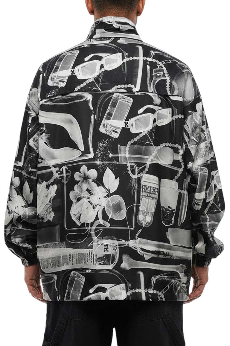 Black X-Ray Print Jacket 2
