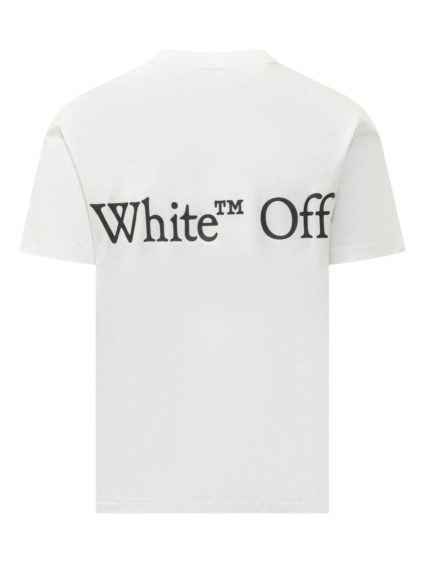 White Crew Neck T-Shirt 2