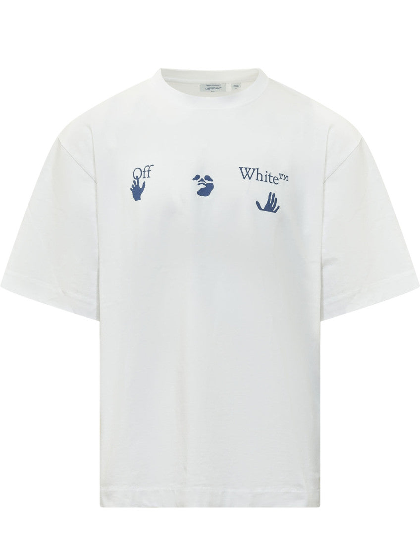 White Logo Relaxed T-Shirt 1