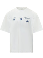 White Logo Relaxed T-Shirt 1