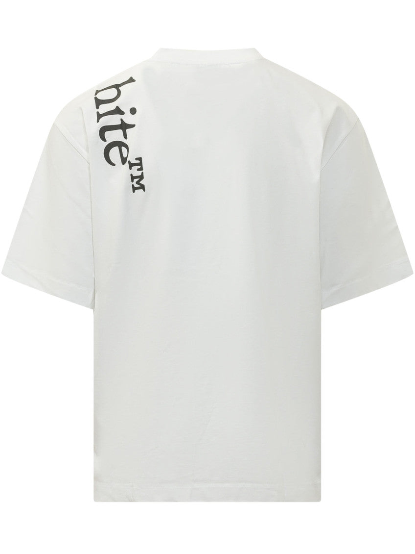 White Crew Neck T-Shirt 2