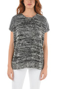 Black Knitted Crew Neck Sweater 1