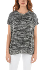 Black Knitted Crew Neck Sweater 1