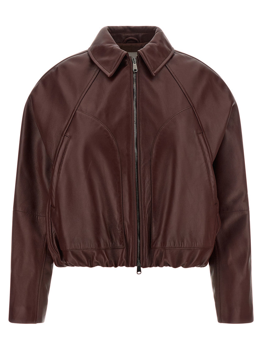 Brown Shirt Collar Jacket 1