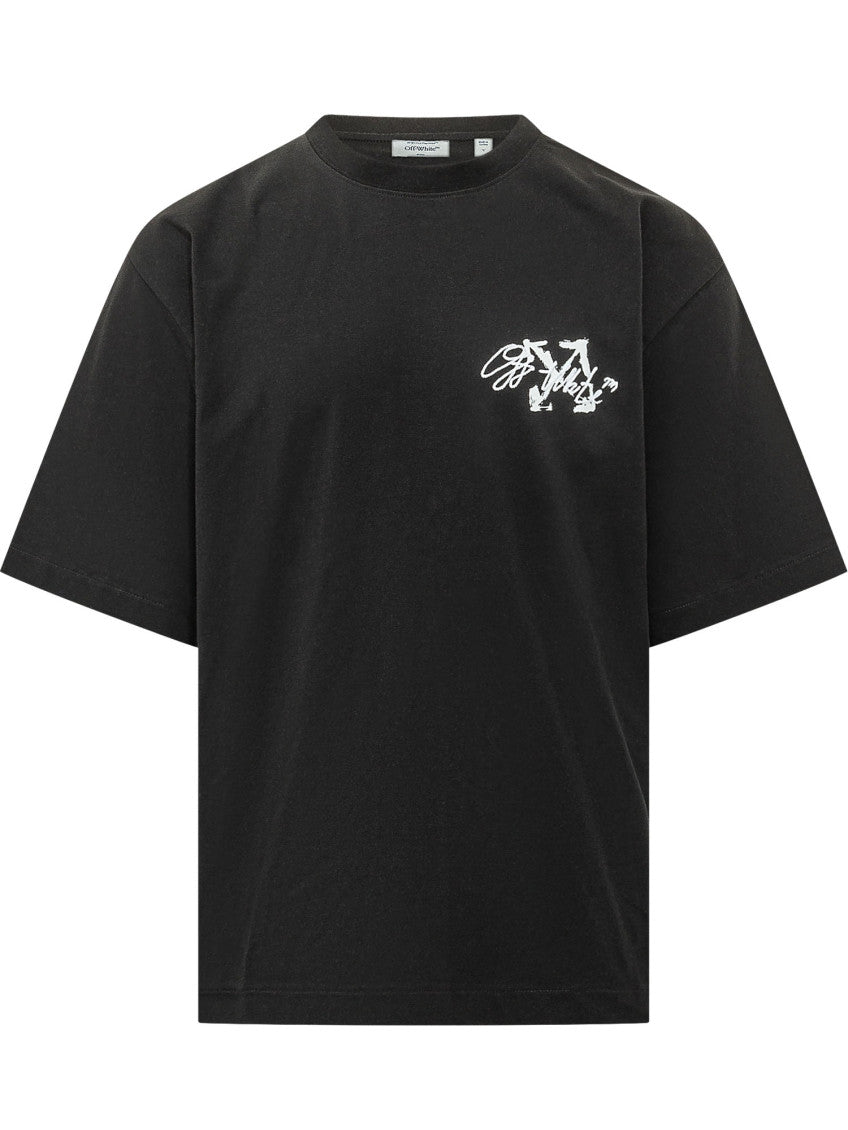 Black Crew Neck T-Shirt 1