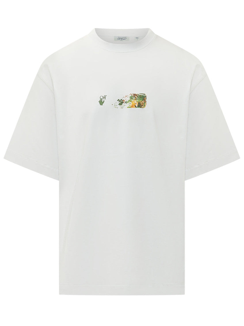 White Crew Neck T-Shirt 1
