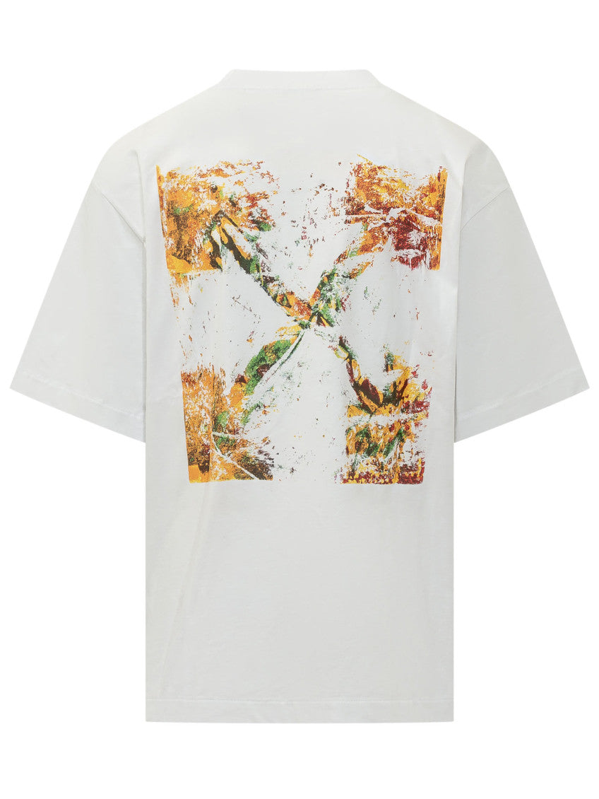 White Crew Neck T-Shirt 2