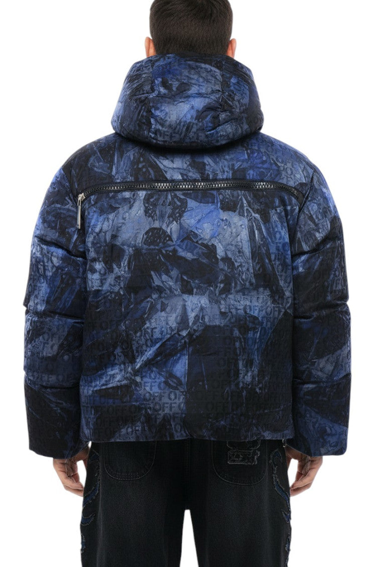 Navy Blue Logo Hood Jacket 2