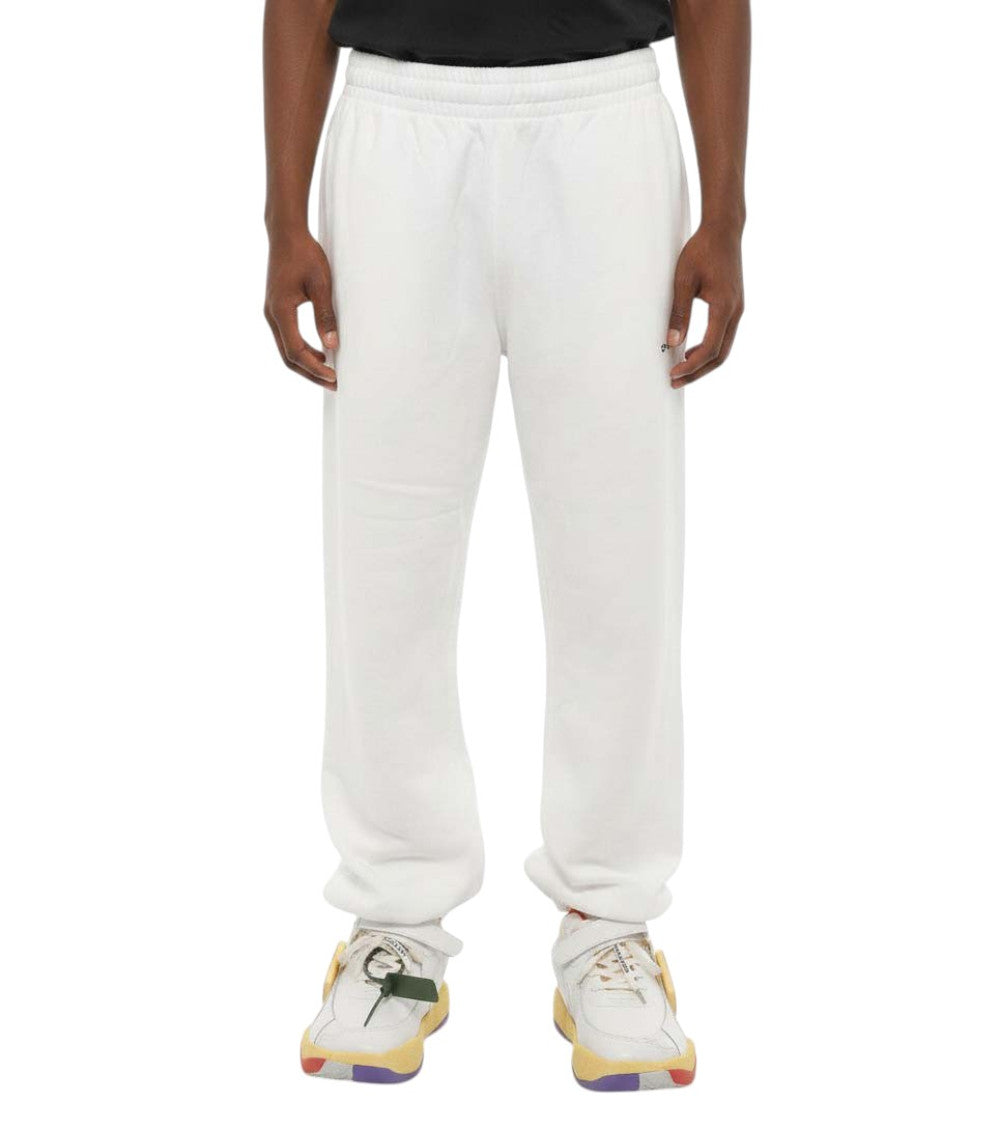White Relaxed Track Pants 1