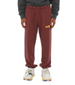 Maroon Logo Track Pants 1