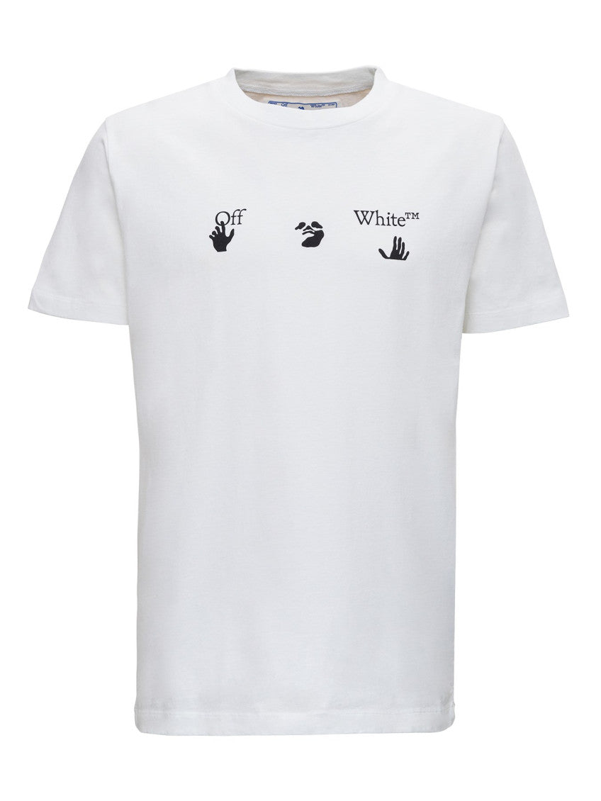 White Graphic Logo T-Shirt 1