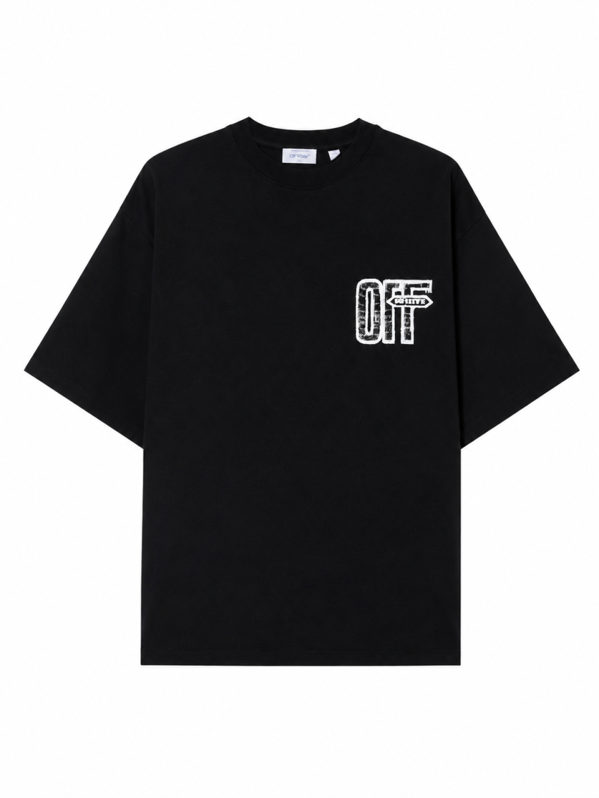 Black Crew Neck T-Shirt 1