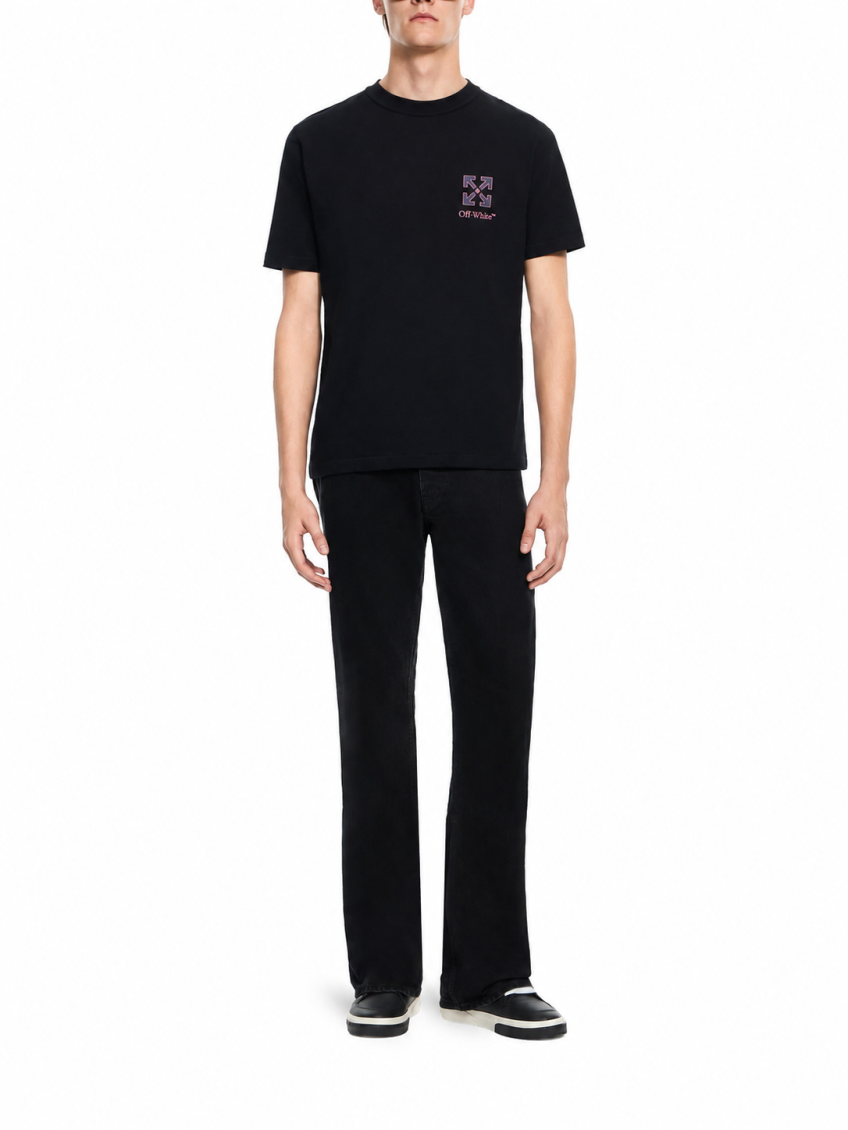 Black Crew Neck T-Shirt 2