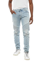 Light Blue Mid Rise Jeans 1
