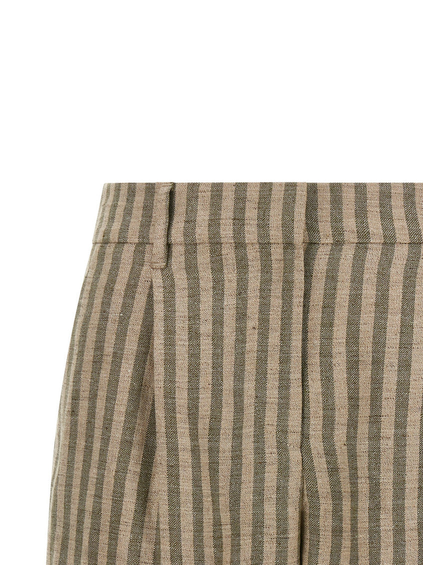 Green Stripes Shorts 3