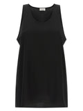 Black Solid Round Neck Top 1