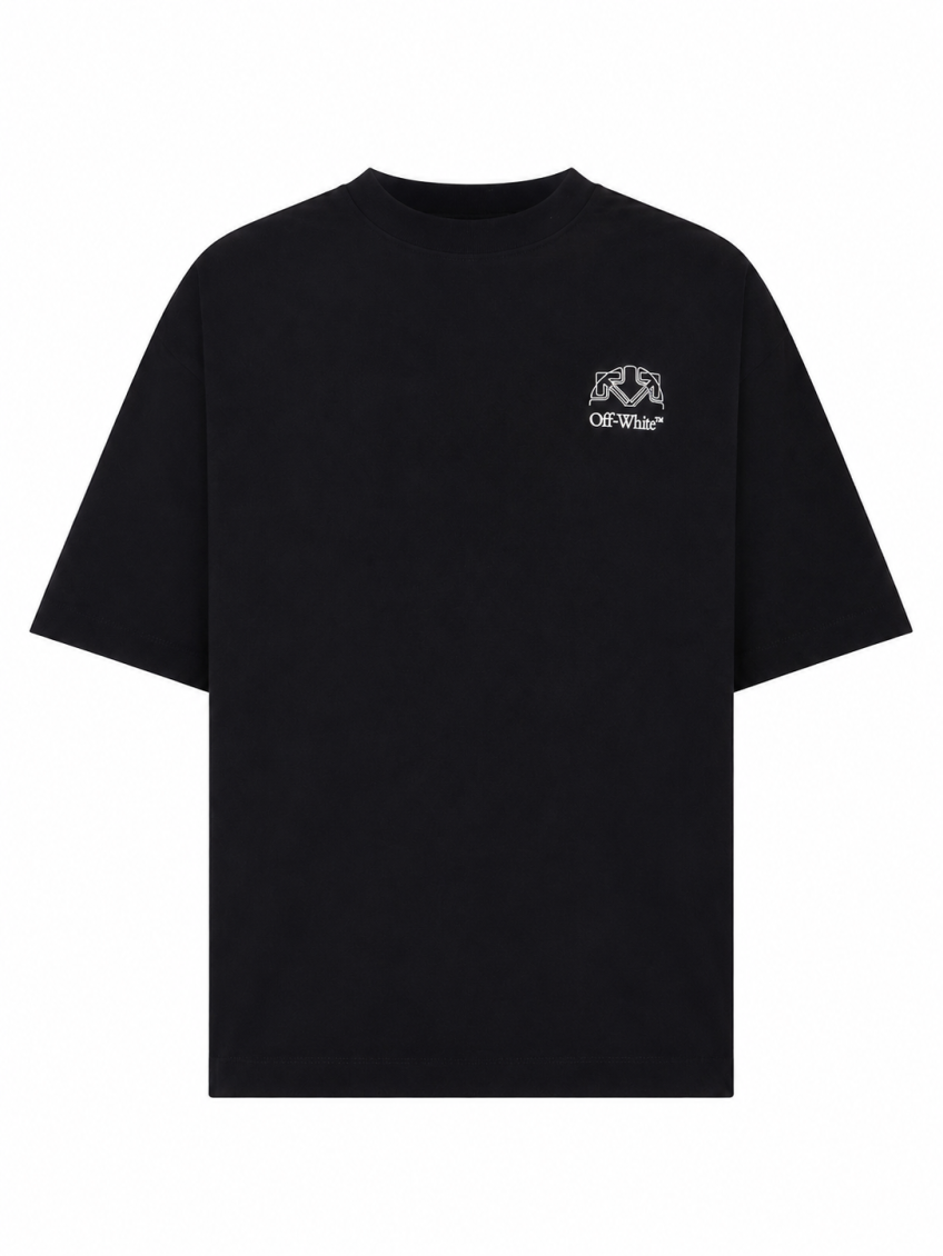 Black Crew Neck T-Shirt 1
