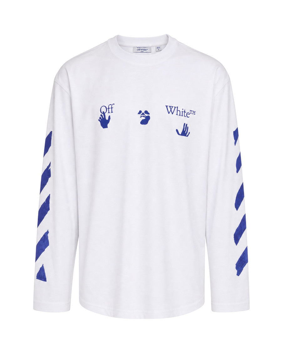 White Full Sleeves T-Shirt 1