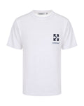 White Graphic Logo T-Shirt 1