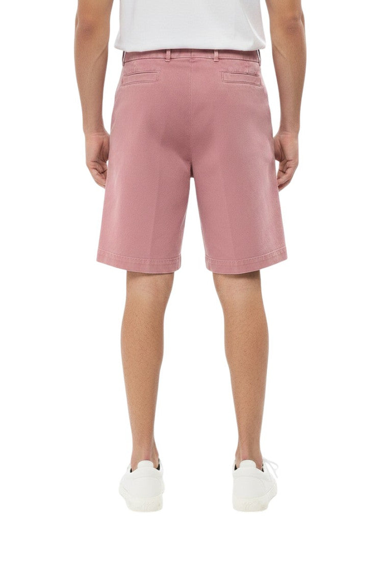 Pink Solid Regular Shorts 2