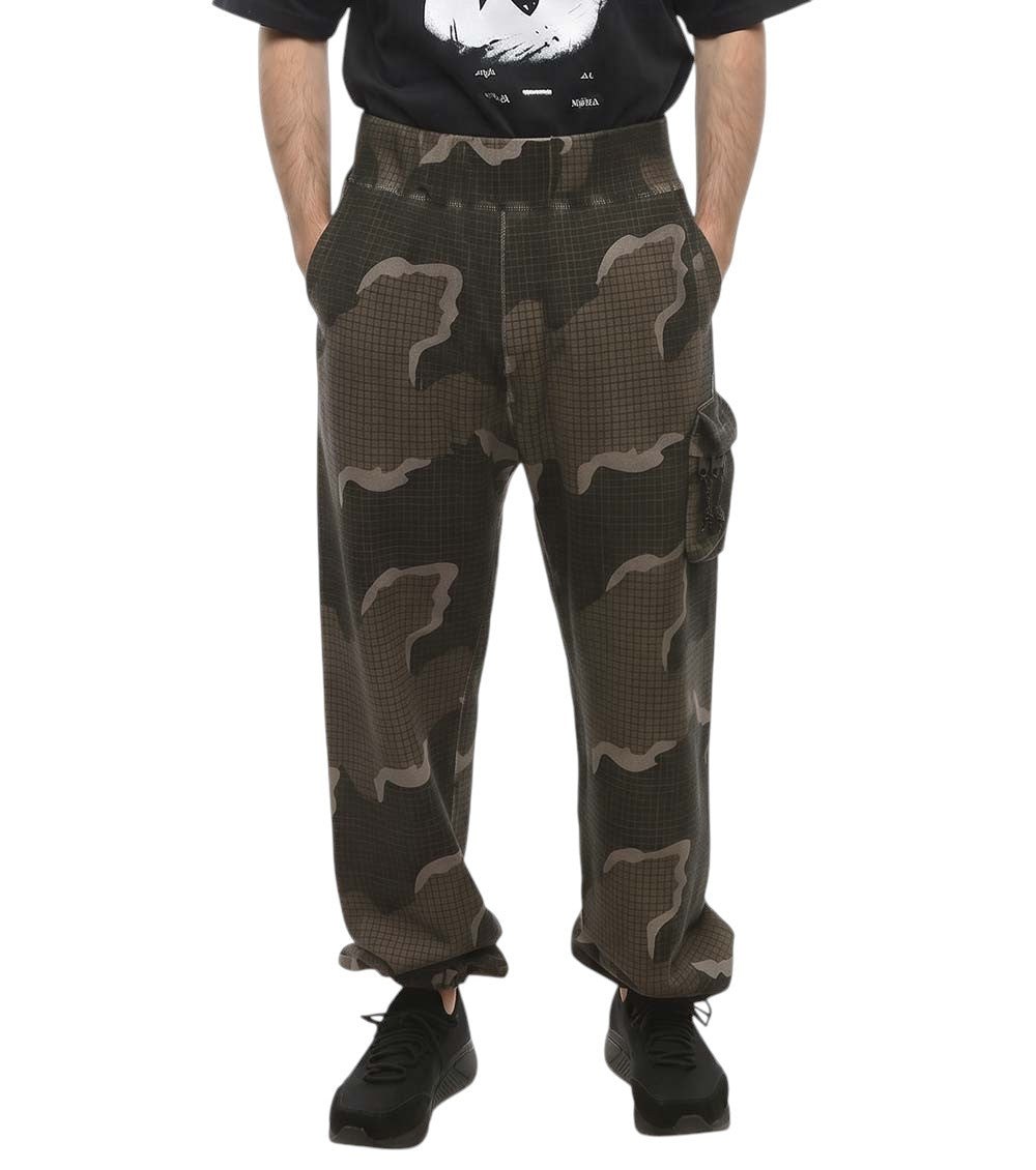 Brown Camo Print Track Pants 1