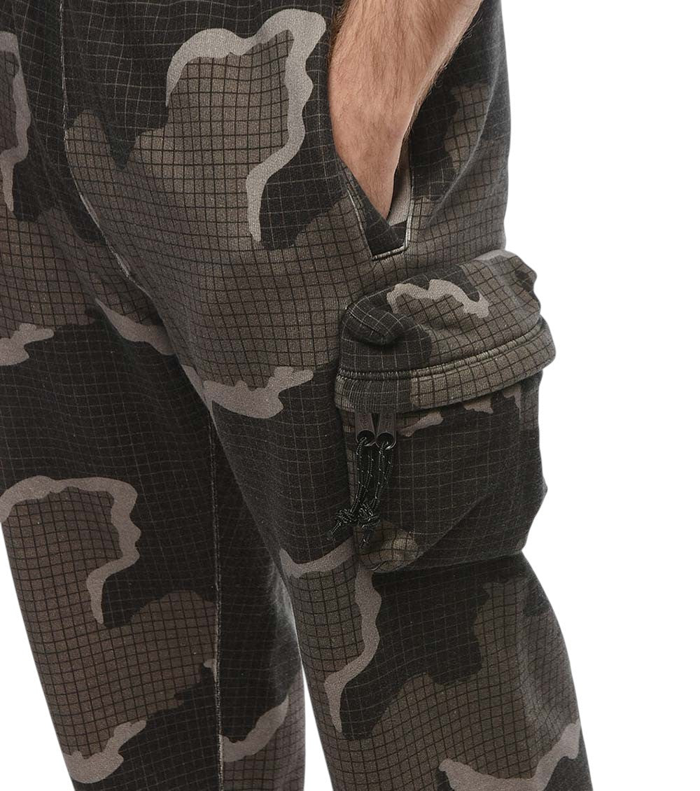 Brown Camo Print Track Pants 3