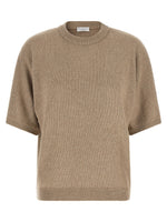 Beige Crew Neck Sweater 1