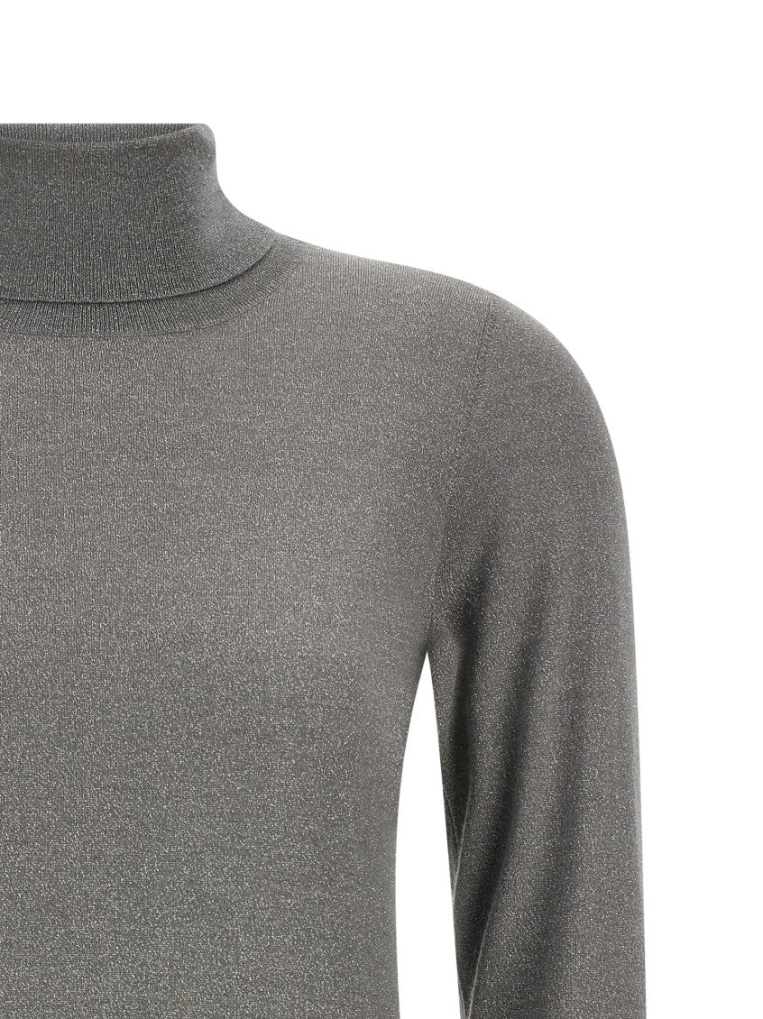 Grey Knitted Turtle Neck Sweater 3