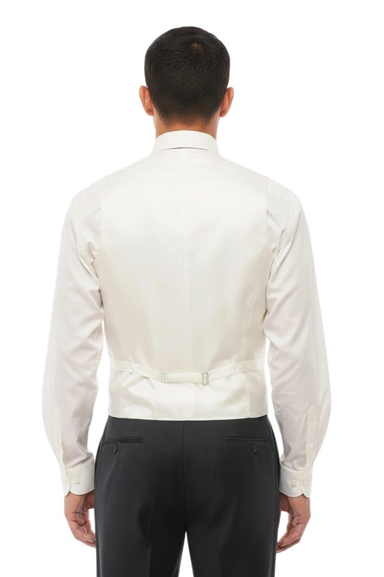 Light Blue Peaked Lapel Waistcoat 2