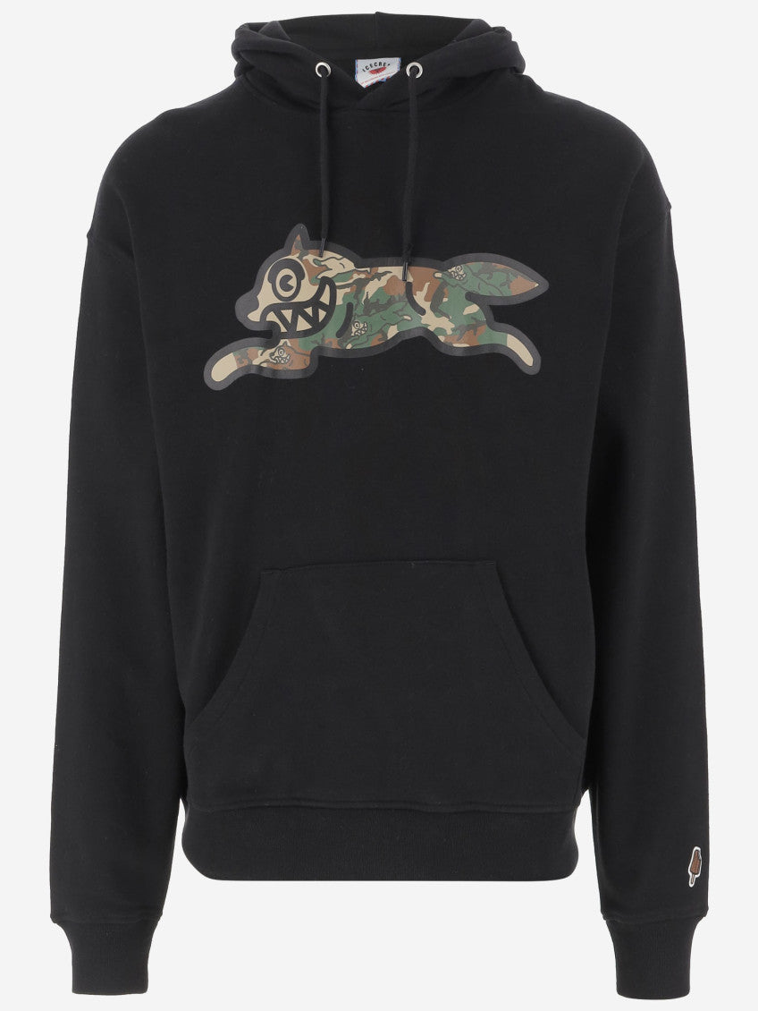 Black Graphic Print Hoodie 1