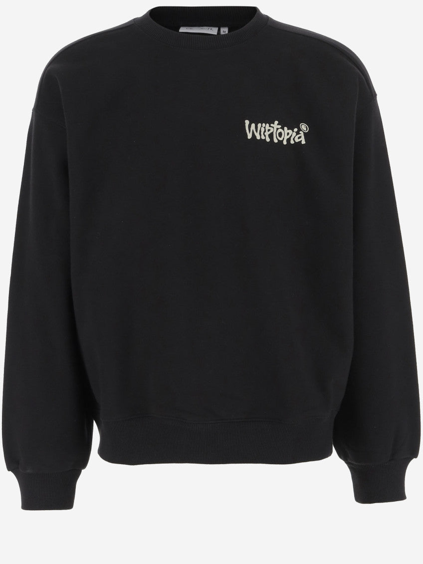 Black Graphic Print Sweatshirt 1