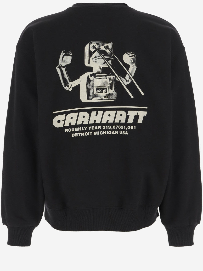 Black Graphic Print Sweatshirt 2