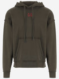 Green Logo Print Hoodie 1