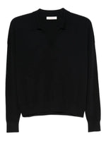 Black V Neck Sweater 1