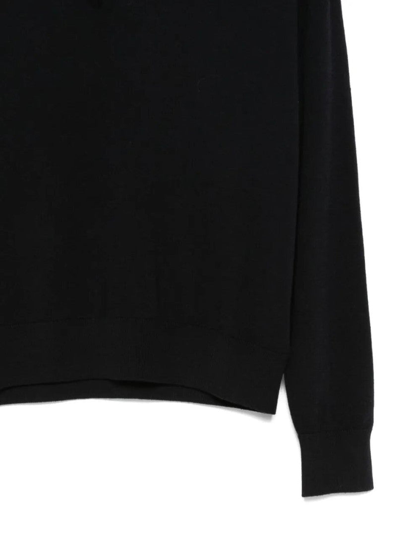 Black V Neck Sweater 3