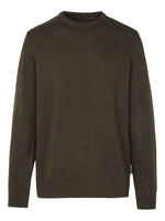 Green Elbow Patch Wool Sweater 1