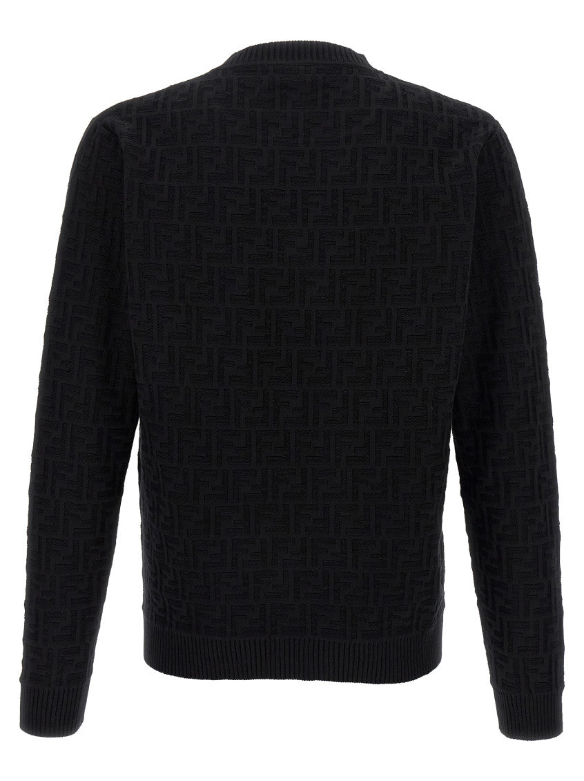 Black FF jacquard sweater 2