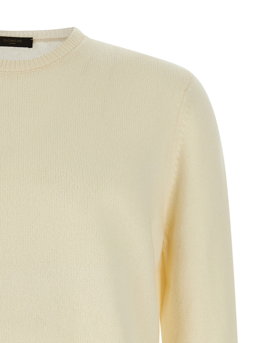 White 'Giro' sweater 3