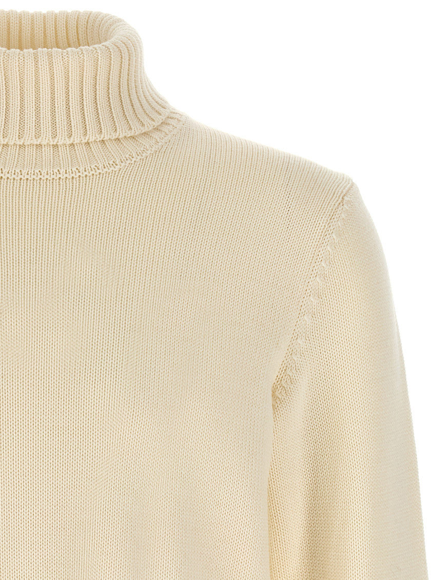 White Turtle-Neck Sweater 3