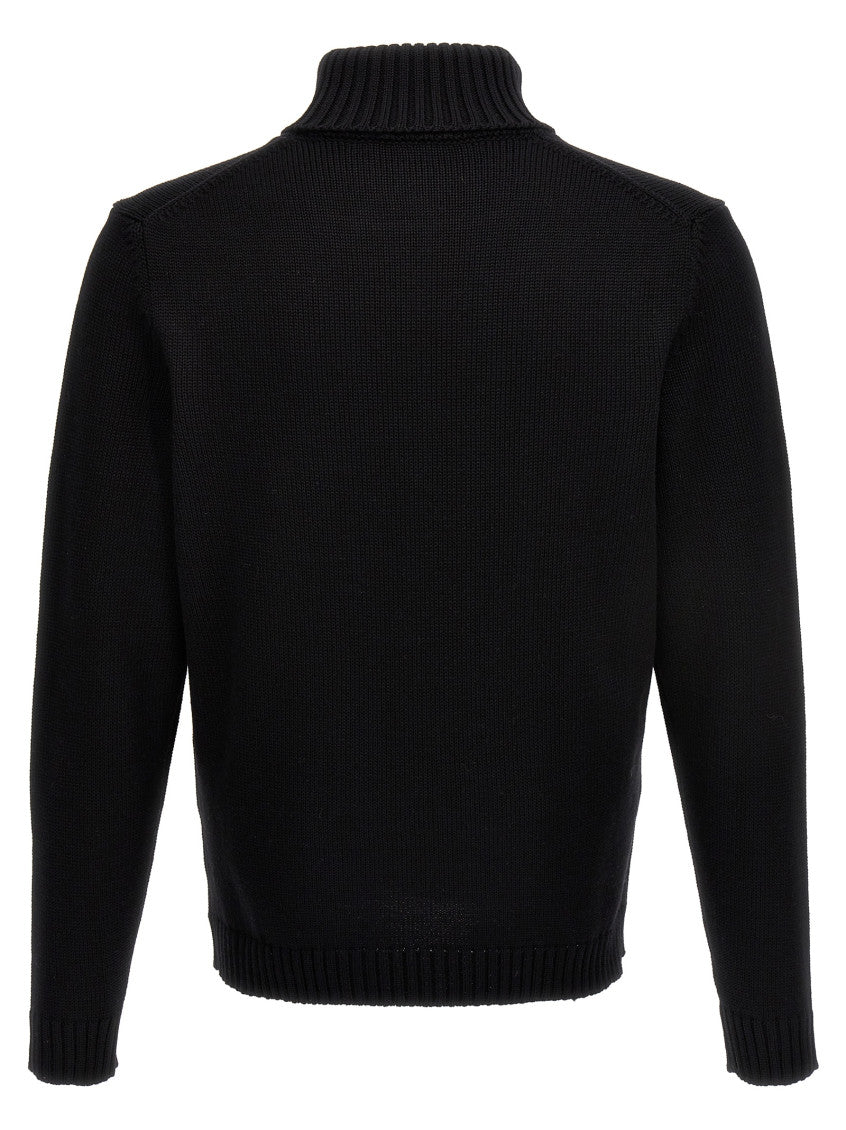 Black Turtle-Neck Sweater 2