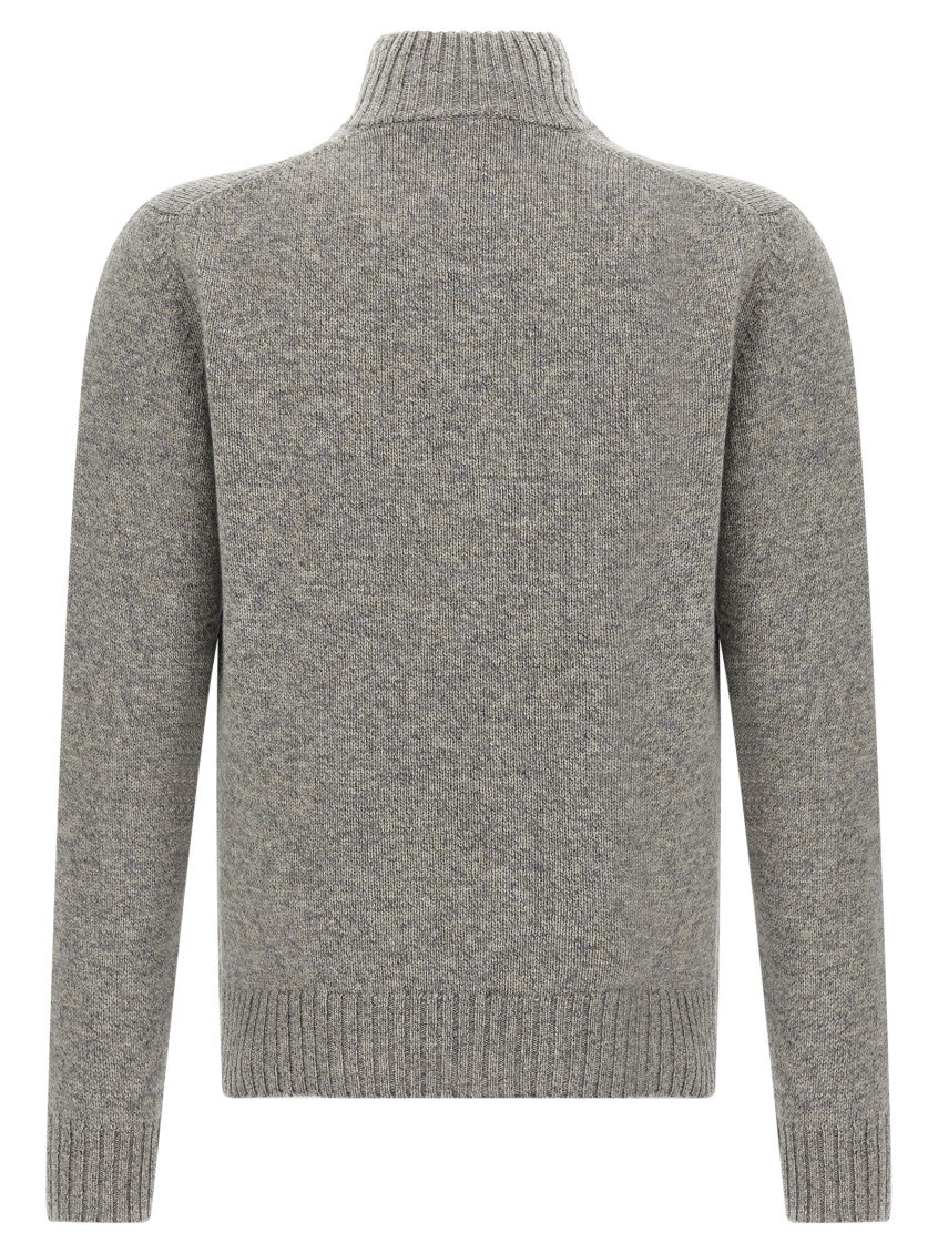 Grey 'Chioto' Cardigan Sweater 2